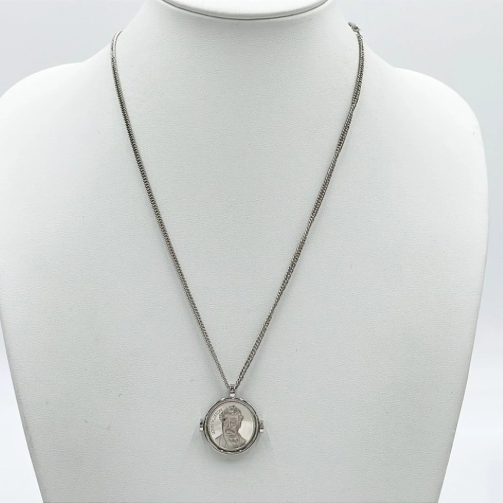 LOUIS VUITTON Silver Necklace - Picture 3 of 4